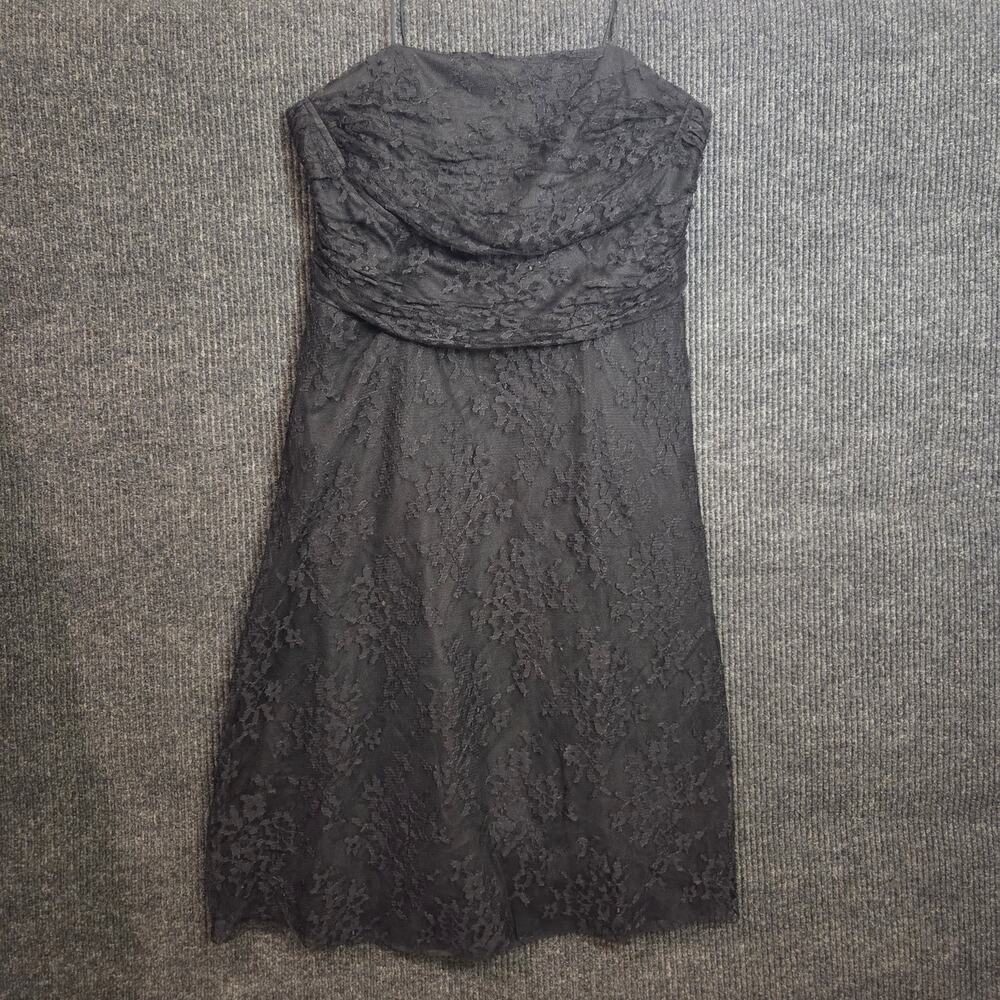 VTG 90s Jessica Howard Black Lace Dress 18W Whimsigoth Grunge Gothic Coquette